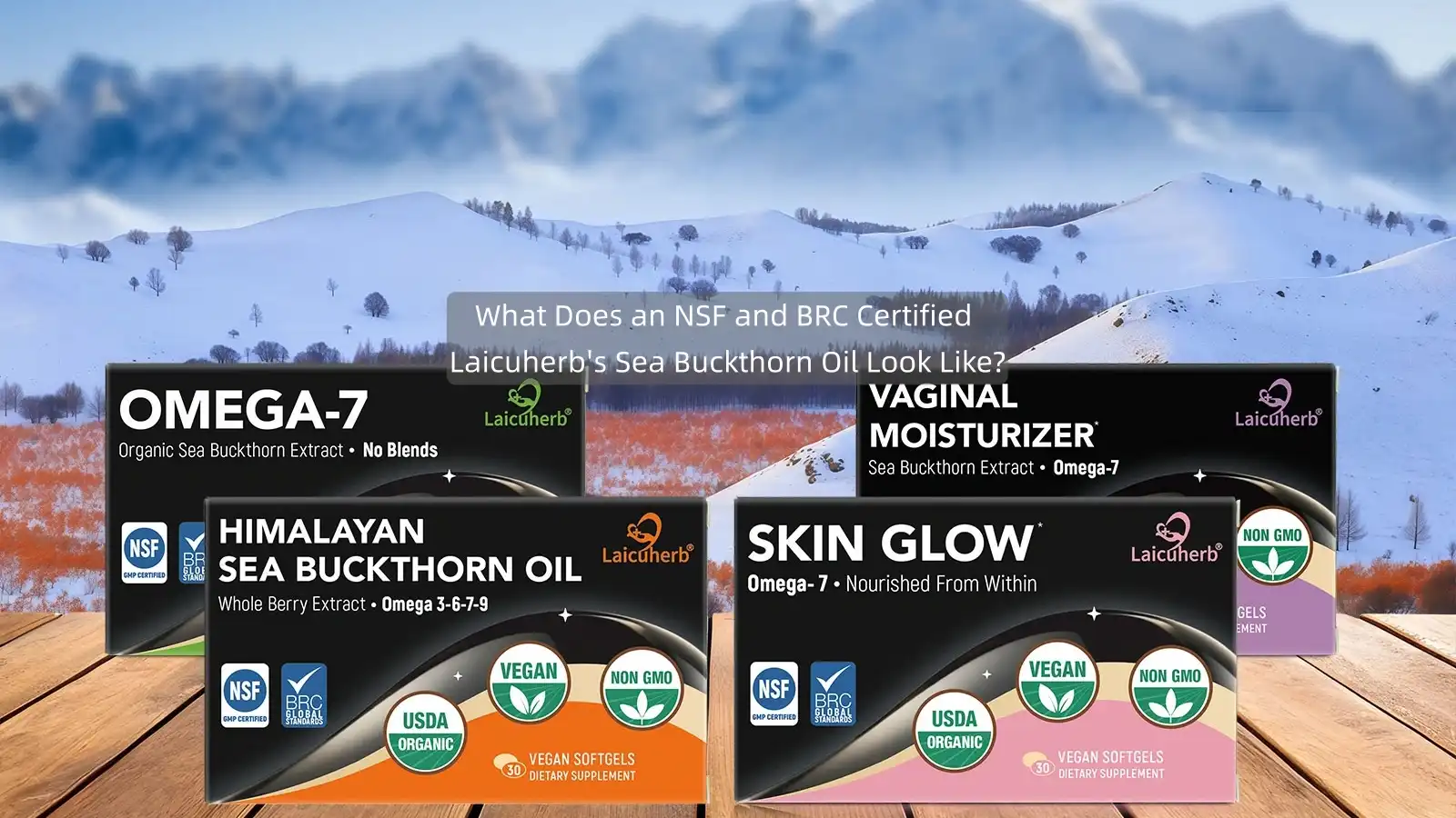 What Does an NSF and BRC Certified Laicuherb's Sea Buckthorn Oil Look Like?